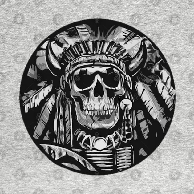 Chief Tactical Skull by  The best hard hat stickers 